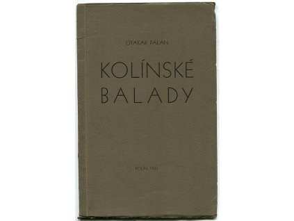 Kolínské balady - PODPIS AUTORA