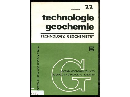 Technologie, geochemie - Technology, geochemistry 22, Jiří Vtělenský, 1987