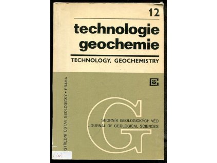 Technologie, geochemie - Technology, geochemistry 12, Jiří Vtělenský, 1974