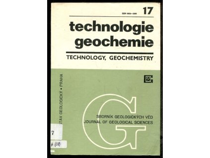 Technologie, geochemie - Technology, geochemistry 17, Jiří Vtělenský, 1981
