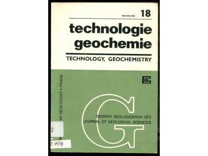 Technologie, geochemie - Technology, geochemistry 18, Jiří Vtělenský, 1982