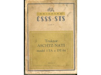 Traktor ASCHTZ-NATI, model 1 TA a DT-54