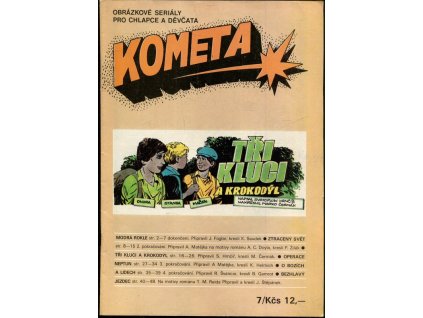 Kometa - obrazové seriály pro chlapce a děvčata č. 7, různí, 1989