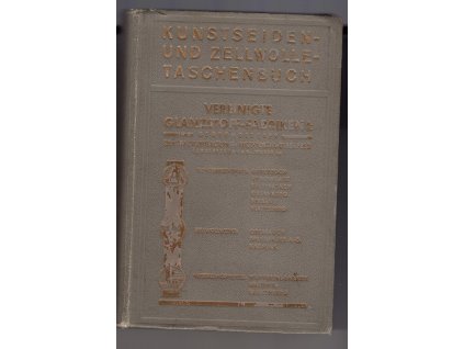 Kunstseiden- und Zellwolle- Taschenbuch, Julius Mossner, 1928