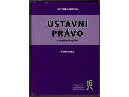 Ústavní právo, Karel Klíma, 2010