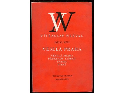 Veselá Praha - překlady libret - pásma - písně, Vítězslav Nezval, 1986