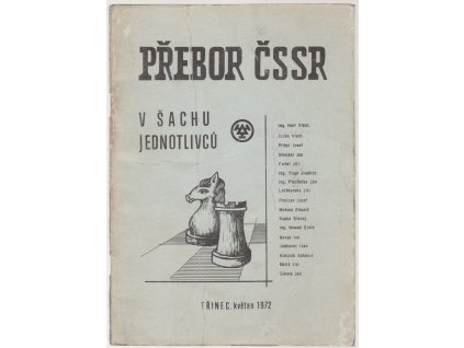 Přebor ČSSR v šachu jednotlivců : Třinec, květen 1972, 1972