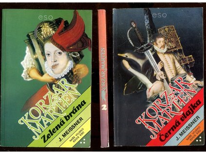 Korzár Marten I-III - komplet, J. Meissner, 1989