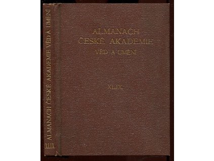 Almanach České akademie věd a umění - Ročník XLIX, 1939