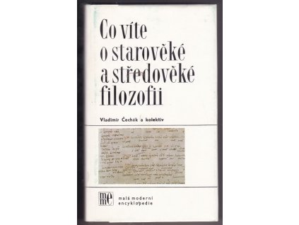 Co víte o starověké a středověké filozofii, Vladimír Čechák, 1983