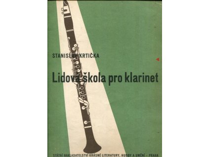 Lidová škola pro klarinet, Stanislav Krtička, 1953