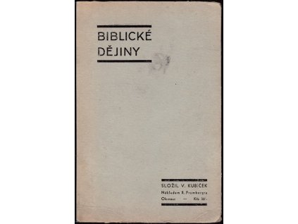 Biblické dějiny