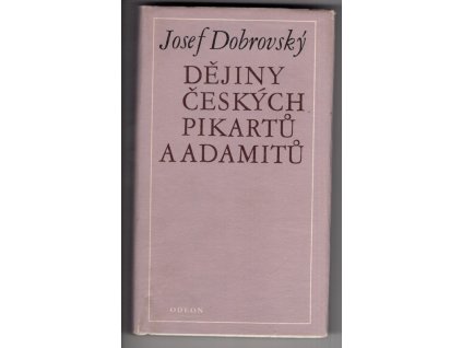 Dějiny českých pikartů a adamitů, Josef Dobrovský, 1978
