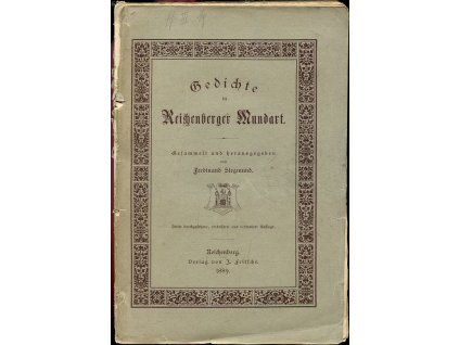 Gedichte in Reichenberger Mundart, Ferdinand Siegmund, 1889