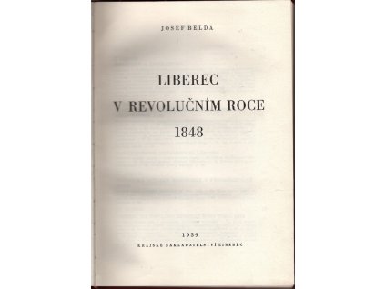 Liberec v revolučním roce 1848