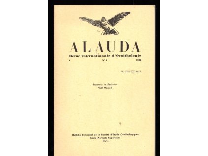162198 alauda revue internationale d ornithologie l n 4 1982