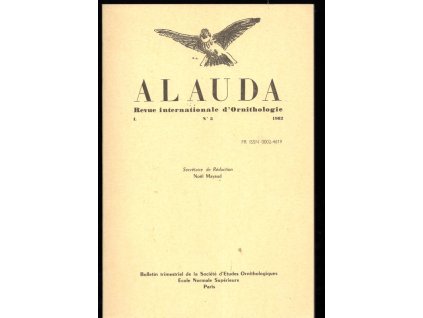 162207 alauda revue internationale d ornithologie l n 3 1982