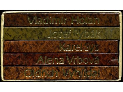 Básně - Holan, Rybák, Sýs, Vrbová, Vyhlídal - knižnice Pegas, Vladimír Holan, 1981
