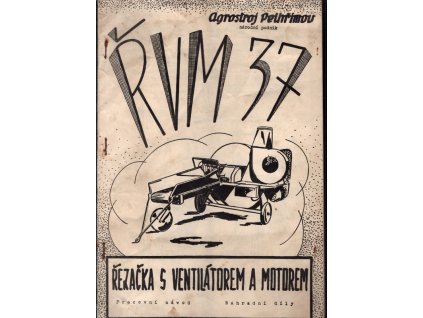164118 rvm 37 rezacka s ventilatorem a motorem pracovni navod nahradni dily