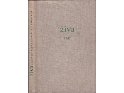 Živa - Časopis pro biologickou práci, Ročník XV