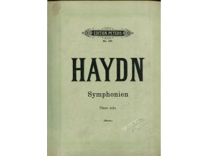 Symphonien von Joseph Haydn für Piano solo, Joseph Haydn, 0