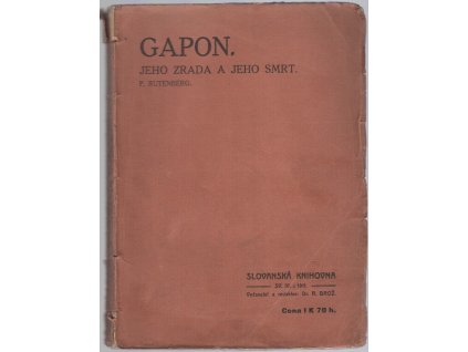 Gapon : jeho zrada a jeho smrt
