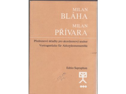 Přednesové skladby pro akordeonový soubor, Milan Bláha, 1988