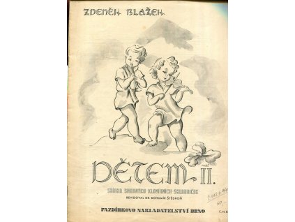 167799 detem ii sbirka snadnych klavirnich skladbicek