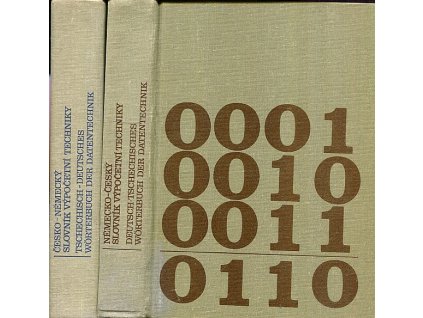 Německo-český + Česko-německý slovník výpočetní techniky, O. Minihofer, 1989