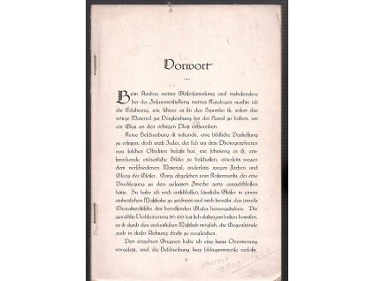Vzorník výzdoby skla - německy, bez desek a titulního listu, Philipp Schwarz, 1916