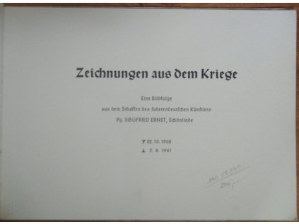 171591 zeichnungen aus dem kriege eine bildfolge aus dem schaffen des sudetendeutschen kunstlers
