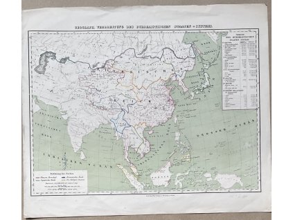 Geografické rozšíření buddhistických států - Geograph verbreitung des buddhaistischen staaten