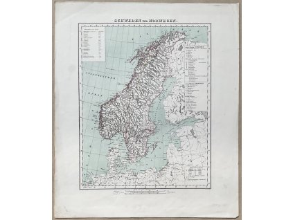 Švédsko a Norsko - Schweden und Norwegen, 1859