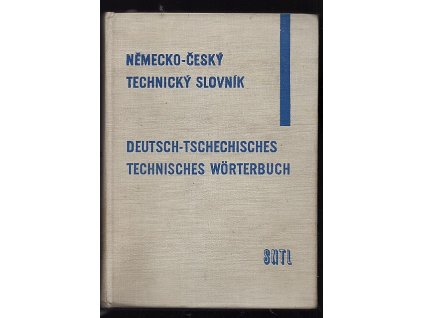 německo-český a česko-německý technický slovník