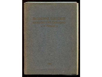 Moderní galerie království českého v Praze, 1907