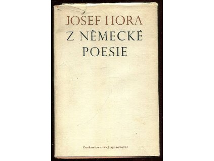 Z německé poesie, Josef Hora, 1954