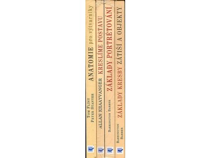 Základy kresby - praktický a inspirativní kurz, Zátiší a objekty, Základy portrétování, Kreslíme postavu, Anatomie pro výtvarníky