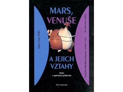 Mars, Venuše a jejich vztahy - smír s opačným pohlavím., John Gray, 1996