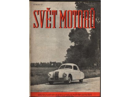 Svět motorů - různá čísla 1947, 1955 a 1956, Adolf Tůma (red.), 1956
