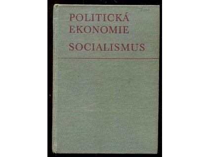 179829 politicka ekonomie socialismus ucebnice pro studenty vsech ekon oboru na vys skolach v csr