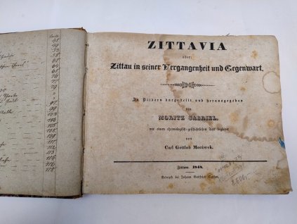 Zittavia oder -  Zittau in seiner Vergangenheit und Gegenwart, Moritz Gabriel, 1848