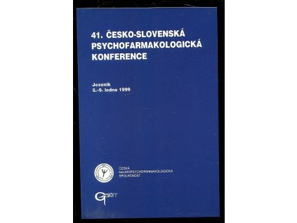 180321 41 cesko slovenska psychofarmakologicka konference jesenik 5 9 ledna 1999