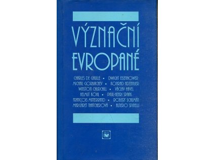 Význační Evropané, 1998