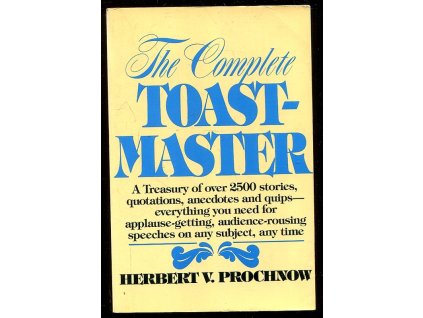 Comprehensive Toastmaster, Herbert V. Prochnow, 1986