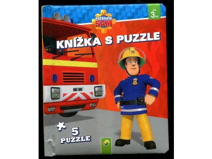 183780 knizka s puzzle pozarnik sam 5 puzzle