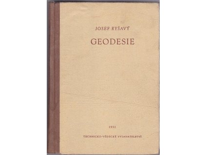 Geodesie, Josef Ryšavý, 1952