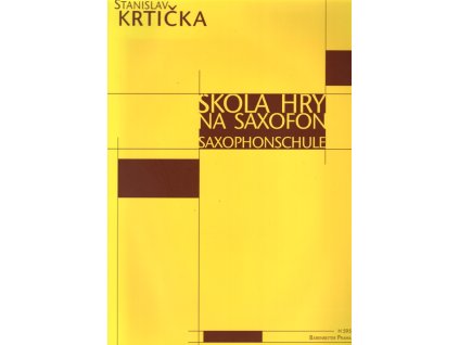 Škola hry na saxofon, Stanislav Krtička, 2003
