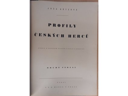 185430 profily ceskych hercu studie o soudobem ceskem divadle a herectvi