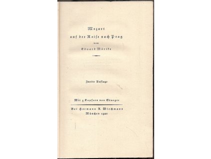 Mozart auf der Reise nach Prag