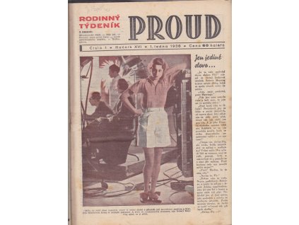 Proud – ročník XVI + XVII – NEKOMPLETNÍ, 1938